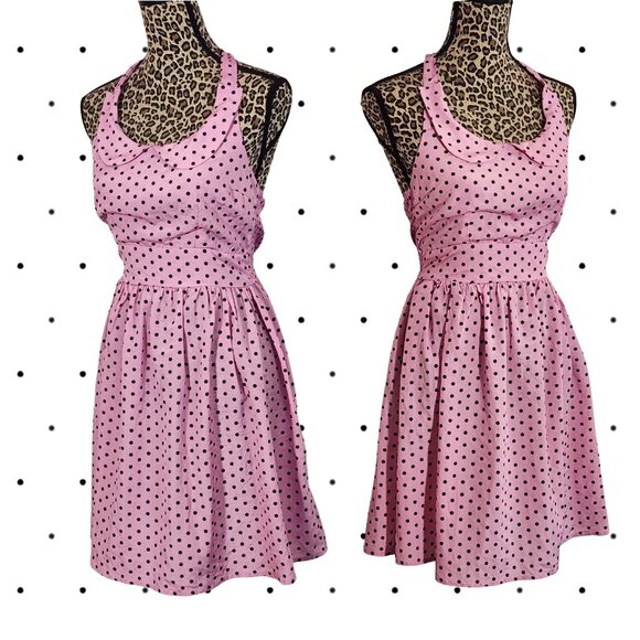 Multi style Pink polka dot dress - Picture 5 of 5